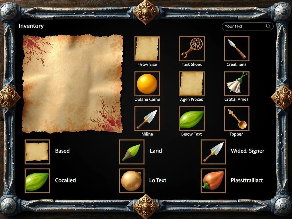 Project Alpha: RPG Inventory